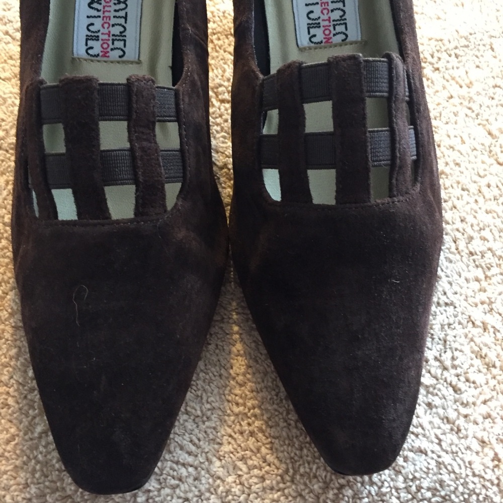 Mootsie Tootsie Brown Suede 2” Heels